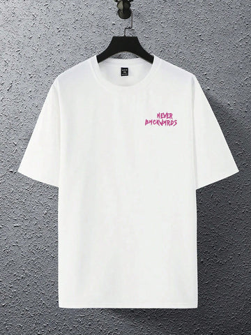 Slogan Graphic Print T-Shirt