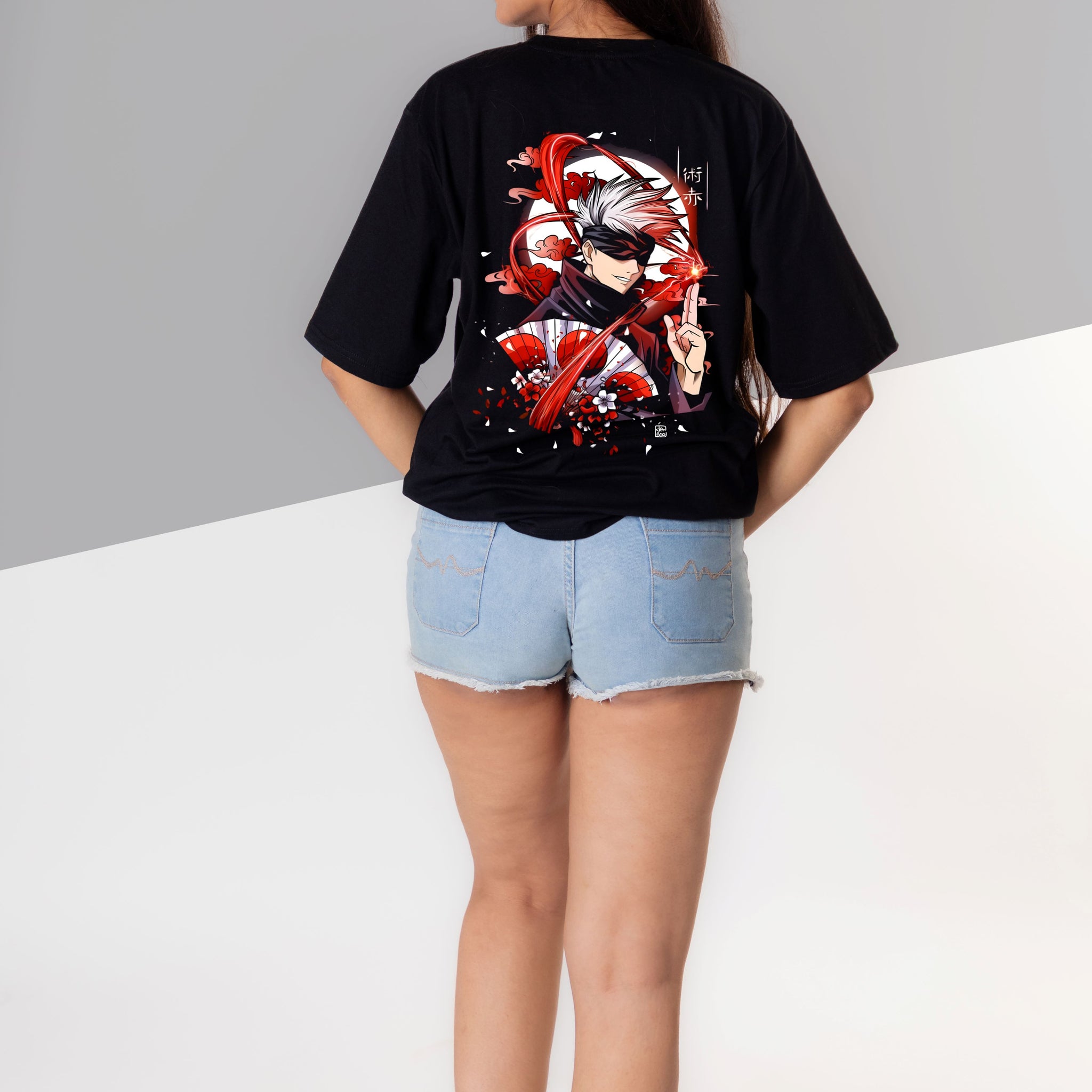 Demon Slayer -  Black Oversize Tshirt