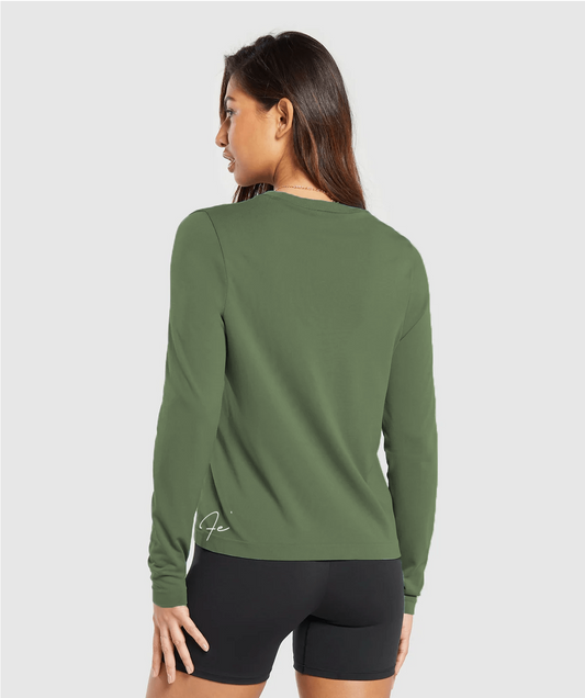 Olive Solid Top